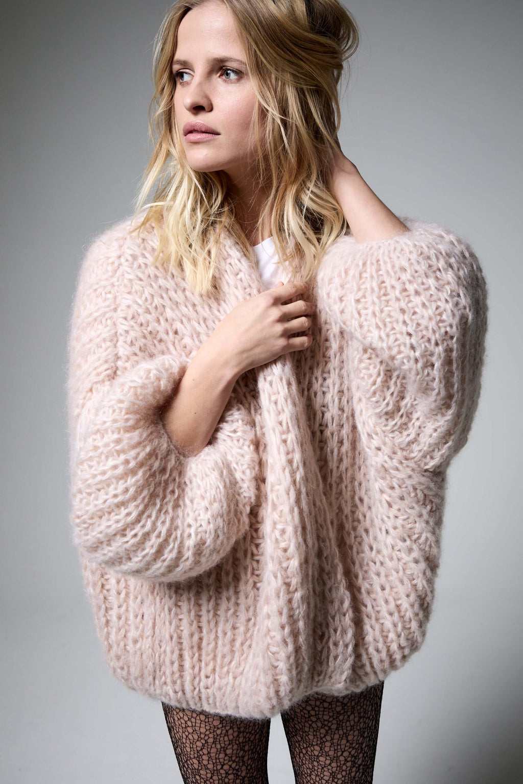 Cardigan Chunky Bella Sand Fusion