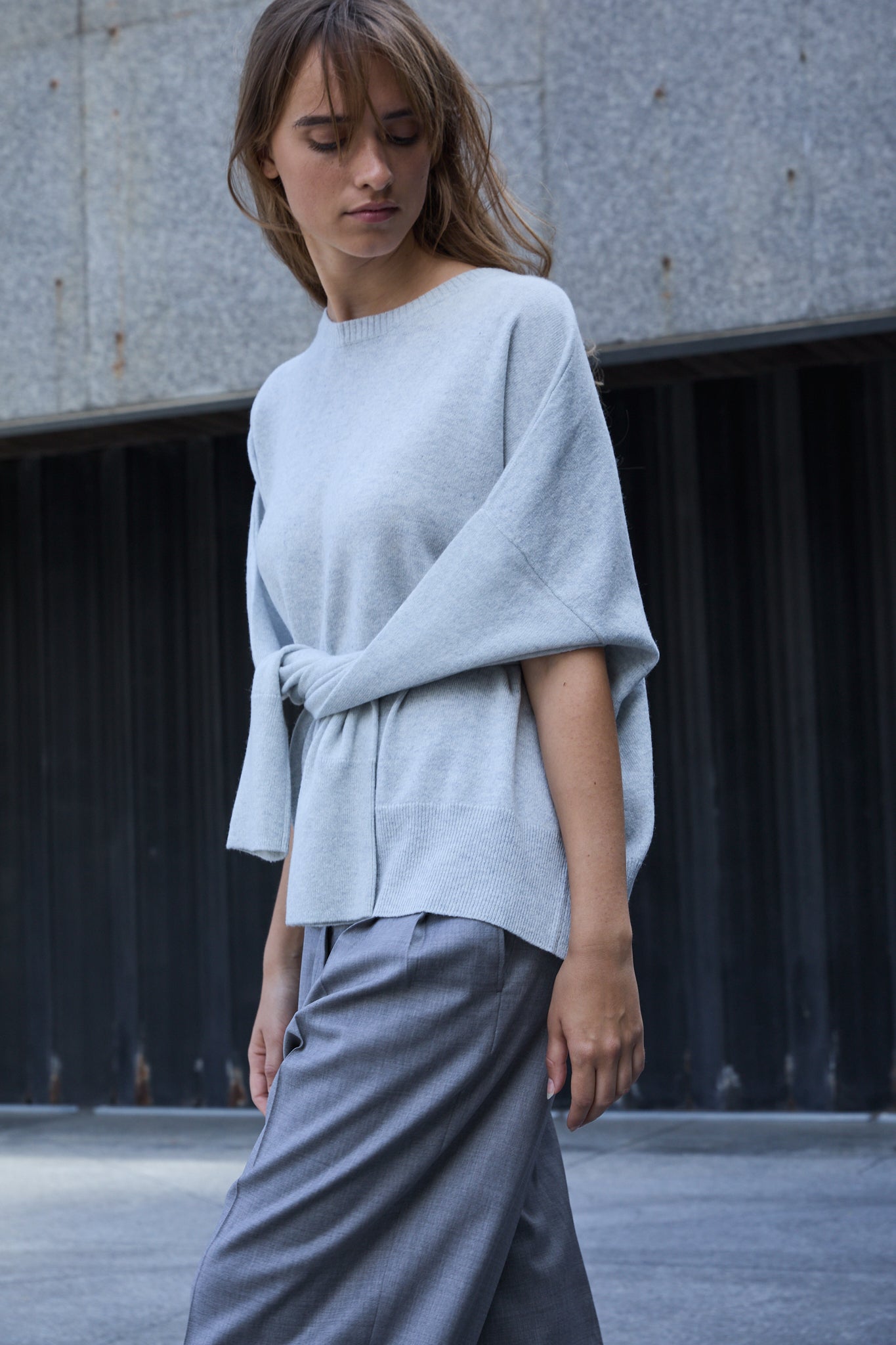 Pull Cashmere Crew Neck  Boxy Fit STEFFI