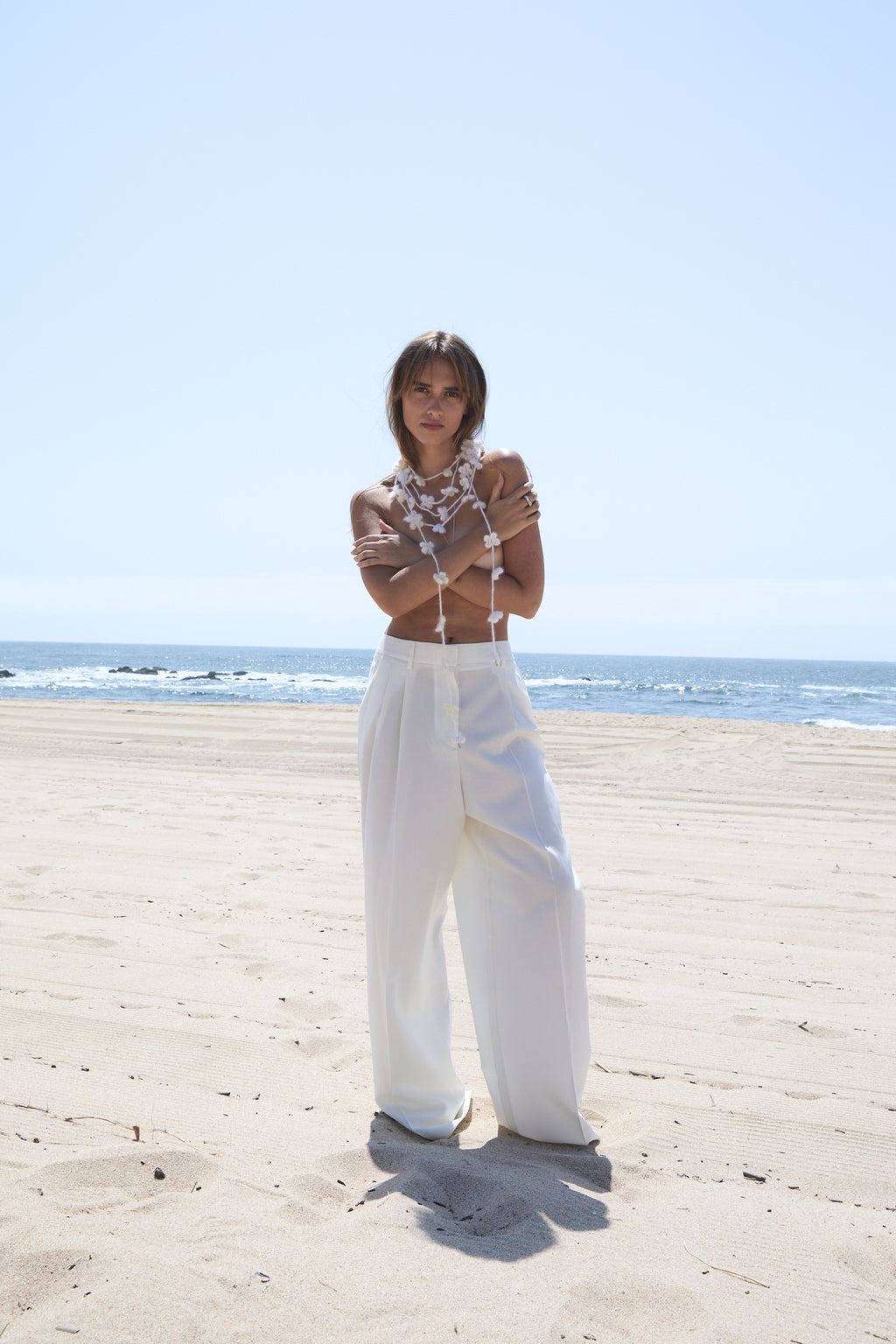 Pants, Cool Wool, Off White, ONO