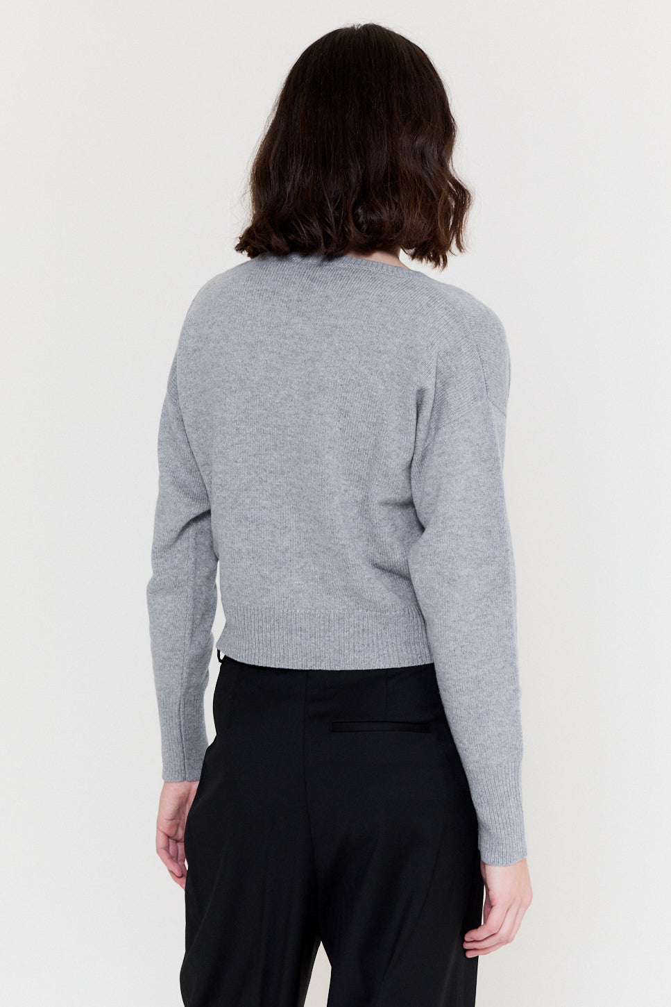 Anna Cardigan Felt Grey