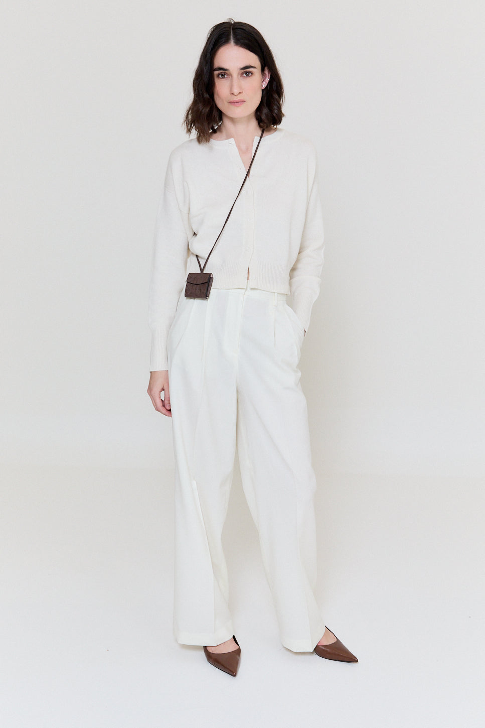 Anna Cardigan Ice white