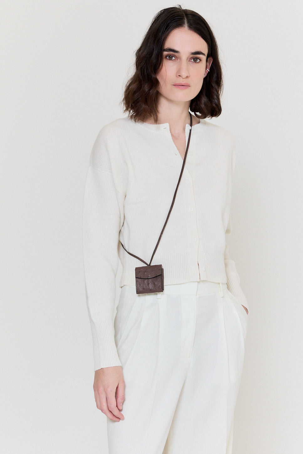 Anna Cardigan Ice white