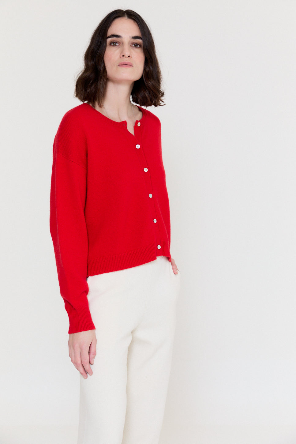 Anna Cardigan Red