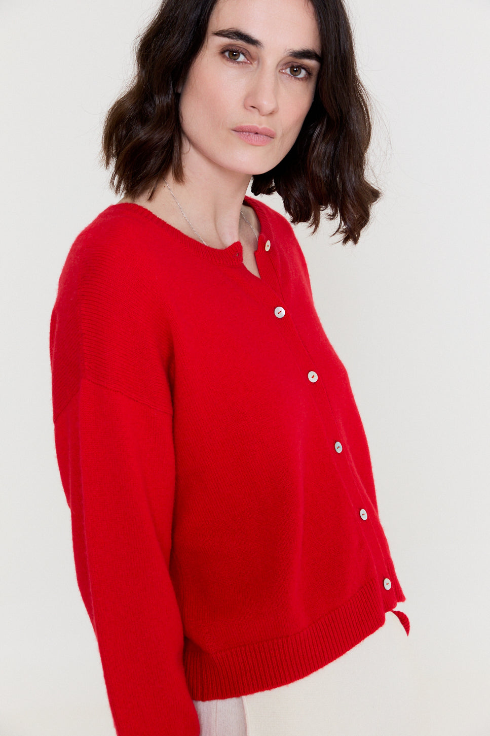 Anna Cardigan Red