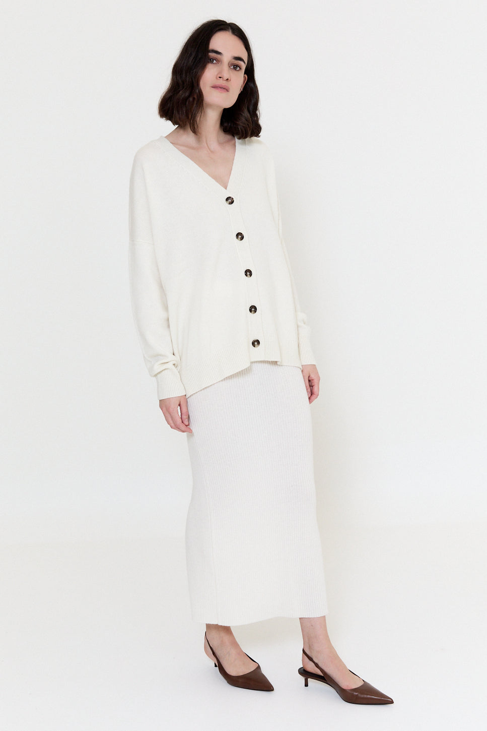 Lexi Cardigan Ice White