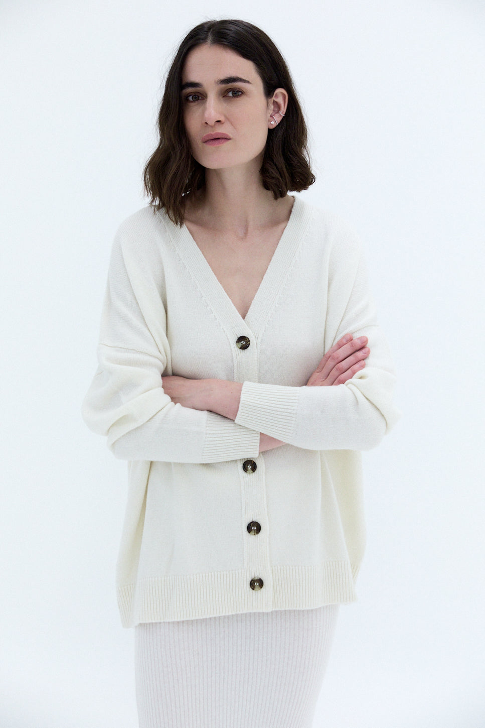 Lexi Cardigan Ice White