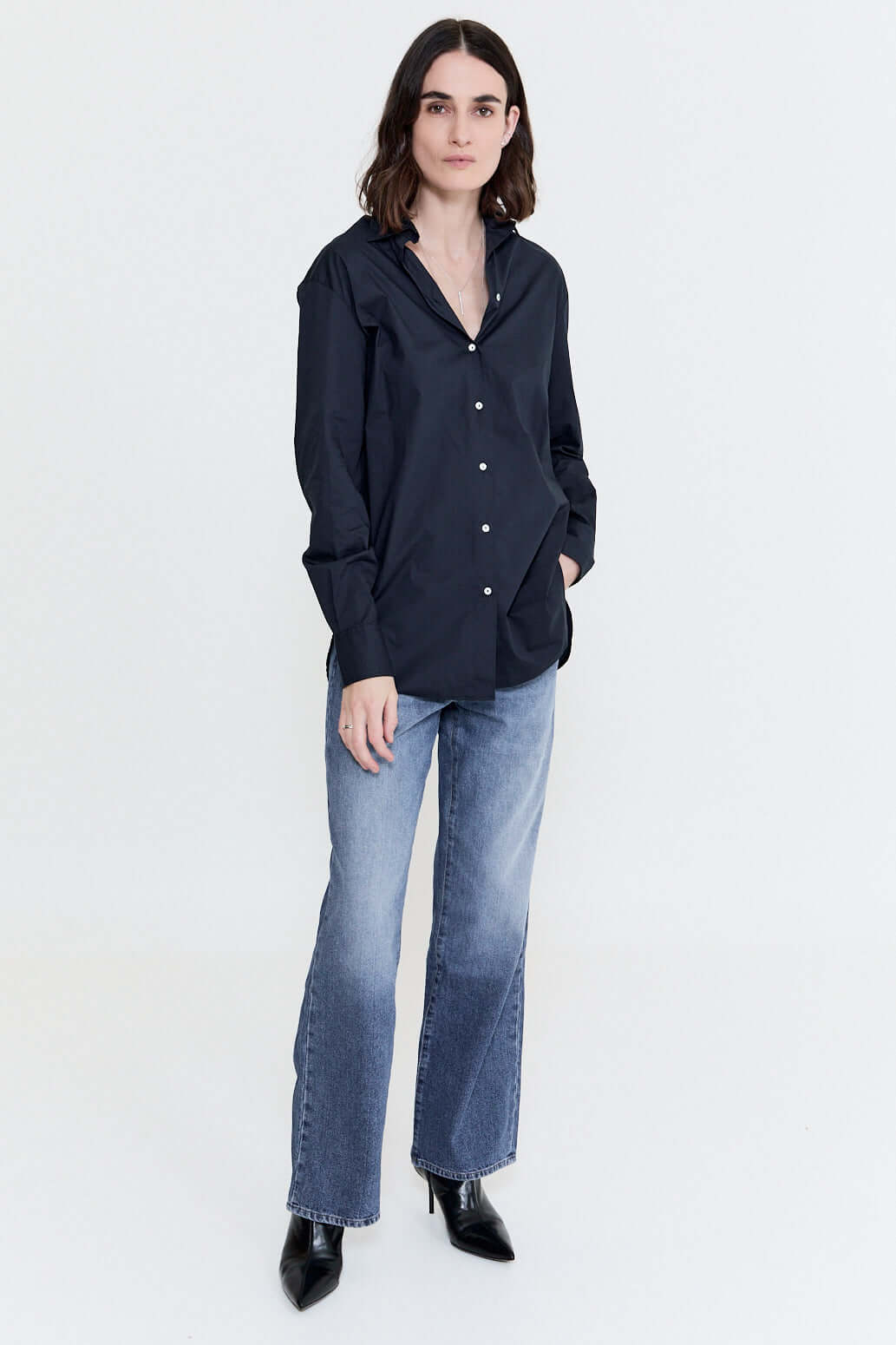 Colette Shirt Dark Navy