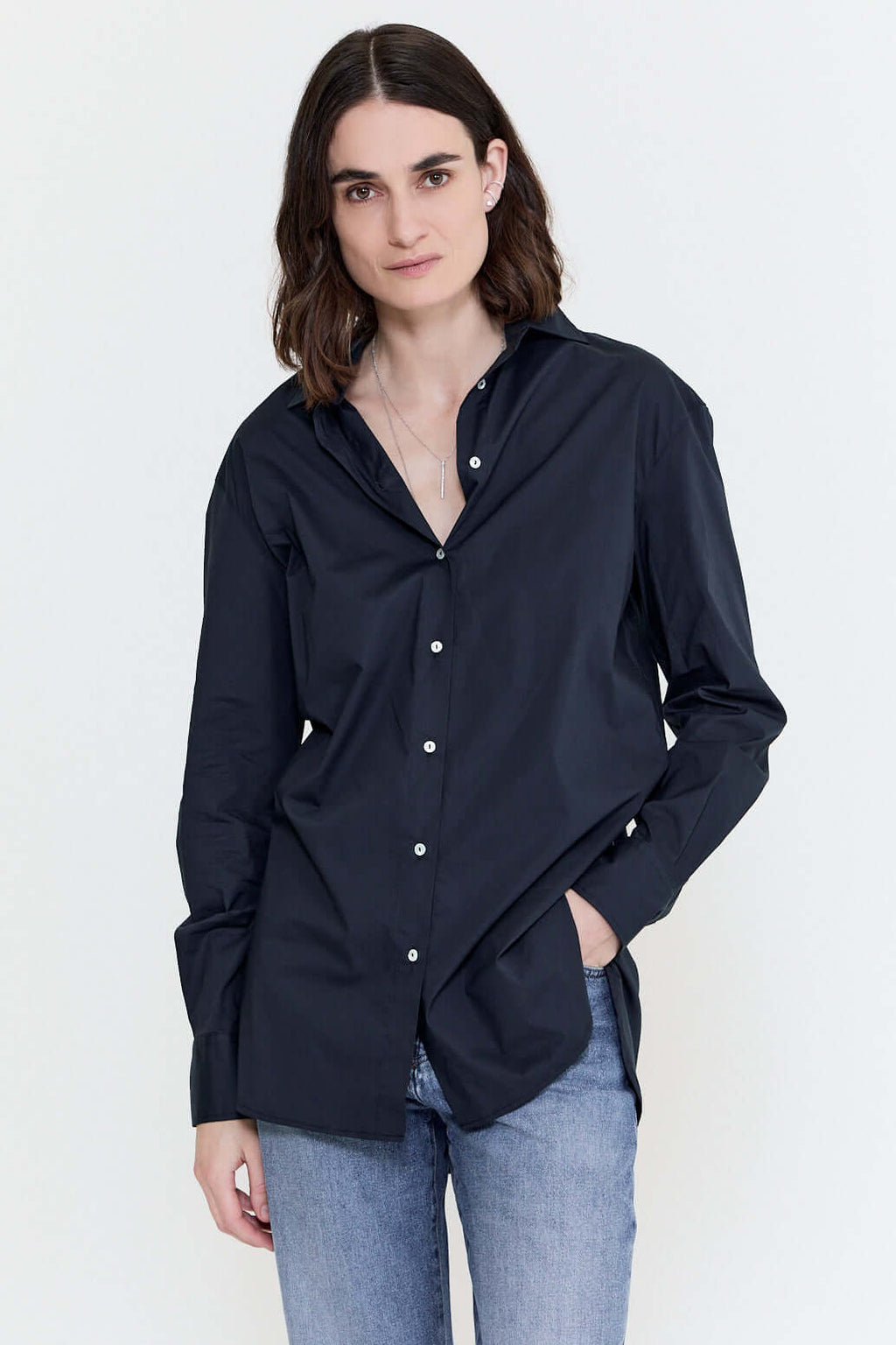 Colette Shirt Dark Navy