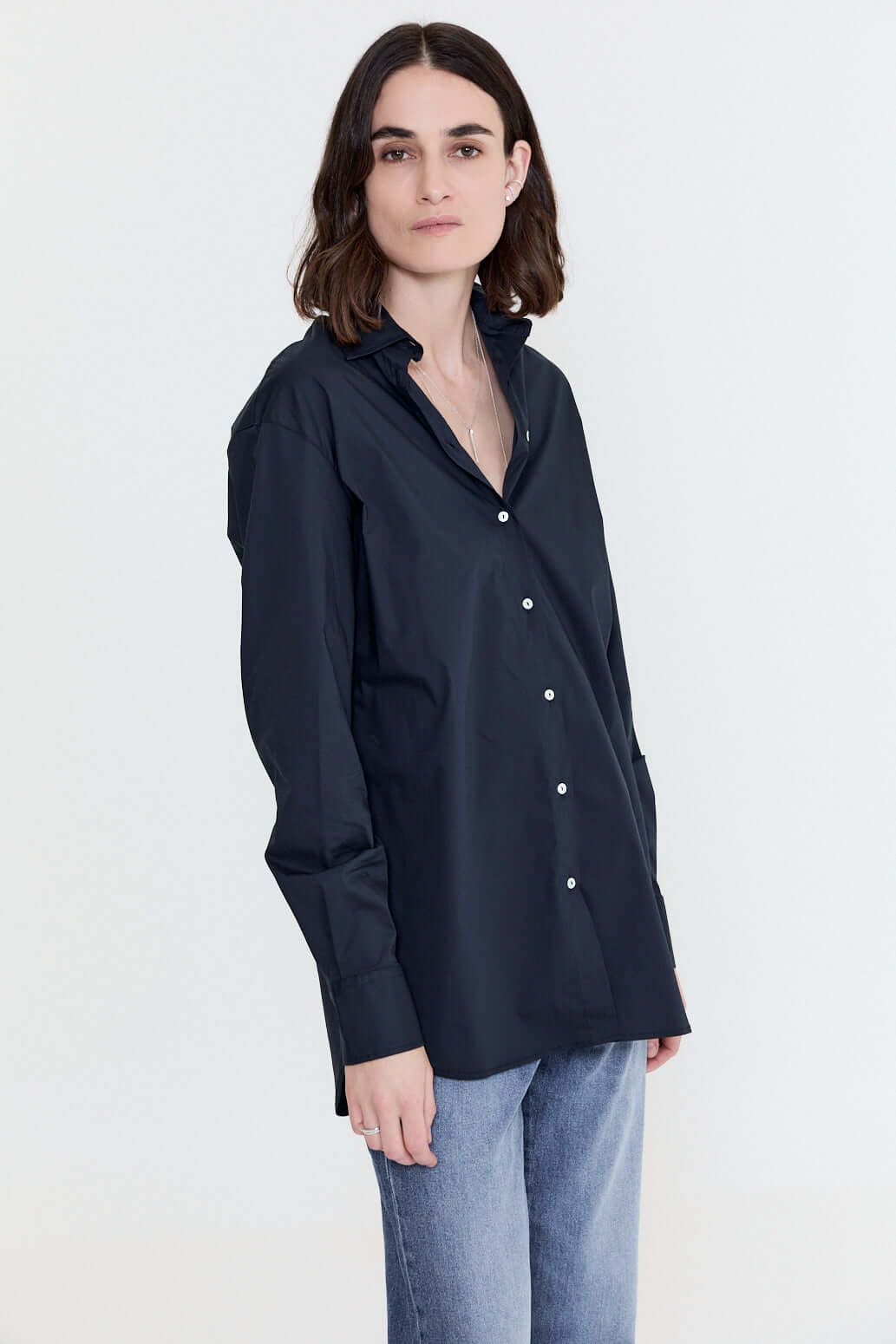 Colette Shirt Dark Navy