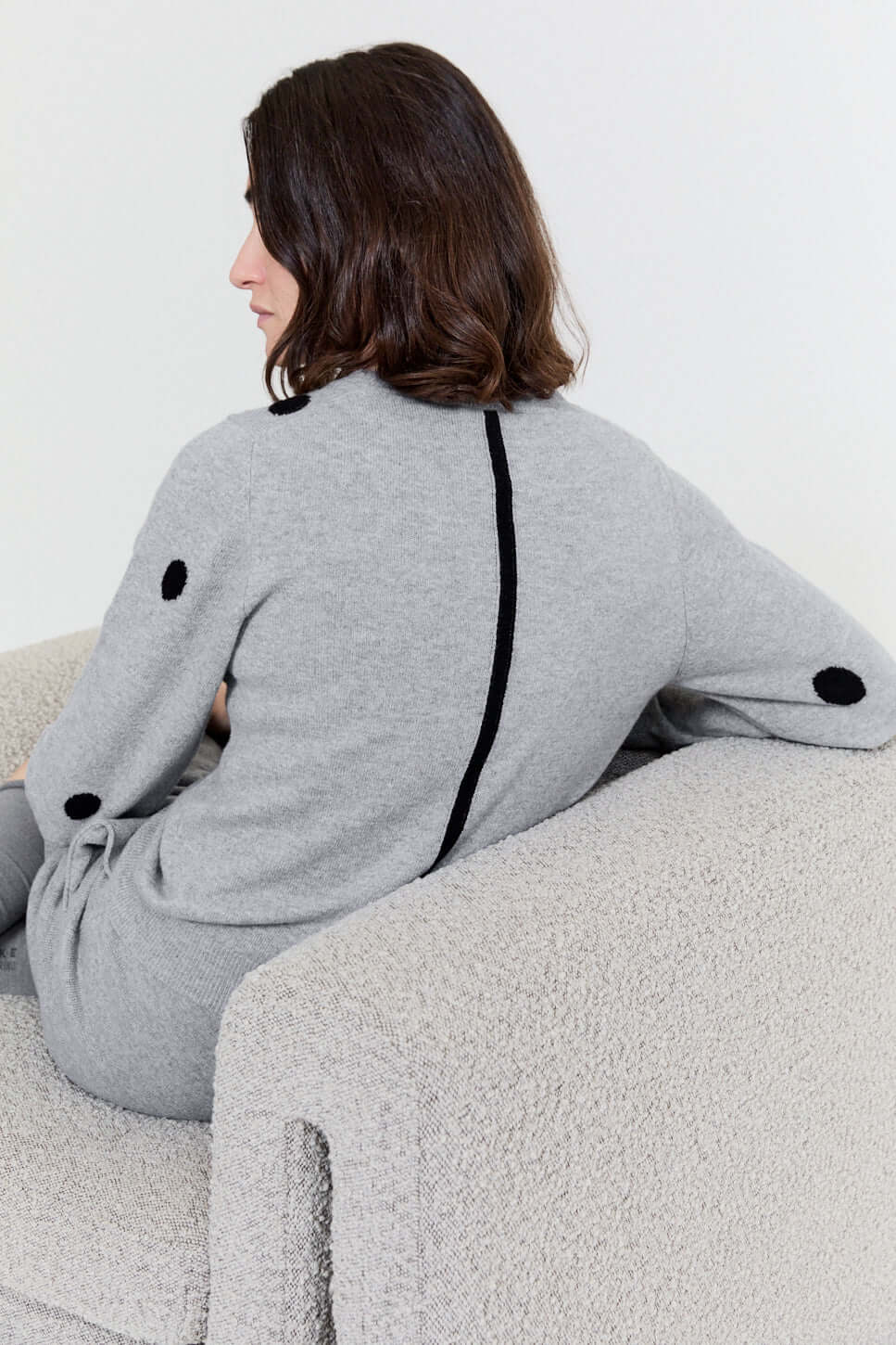 Dotted Pull Derby Grey