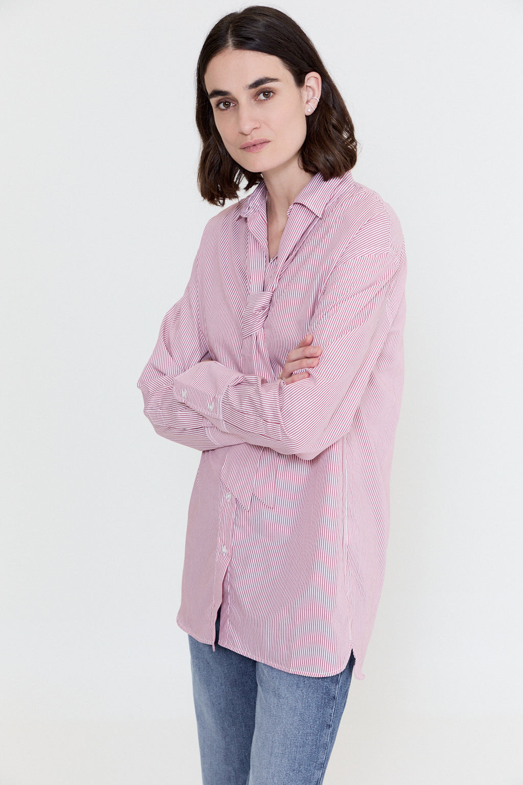 Femme Shirt Red White