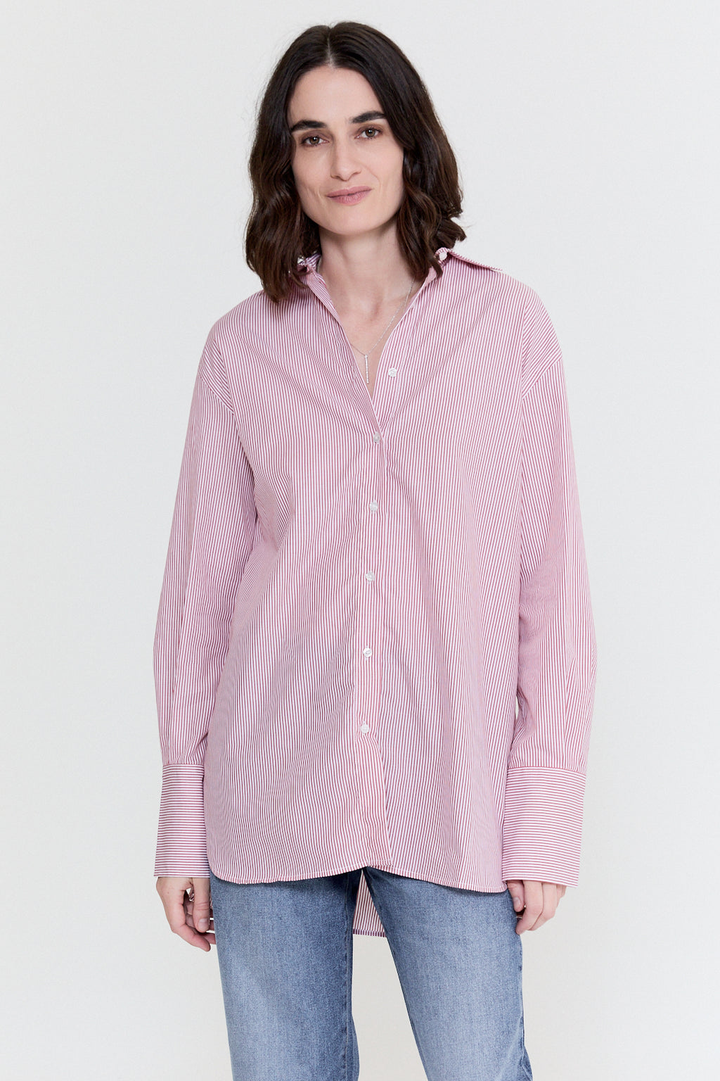 Femme Shirt Red White