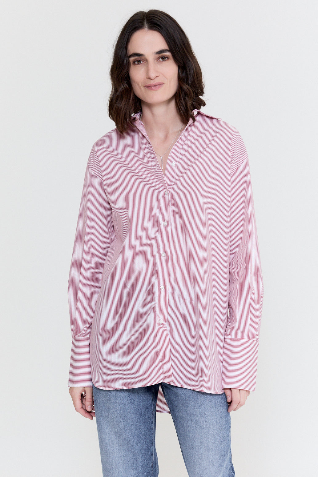 Femme Shirt Red White