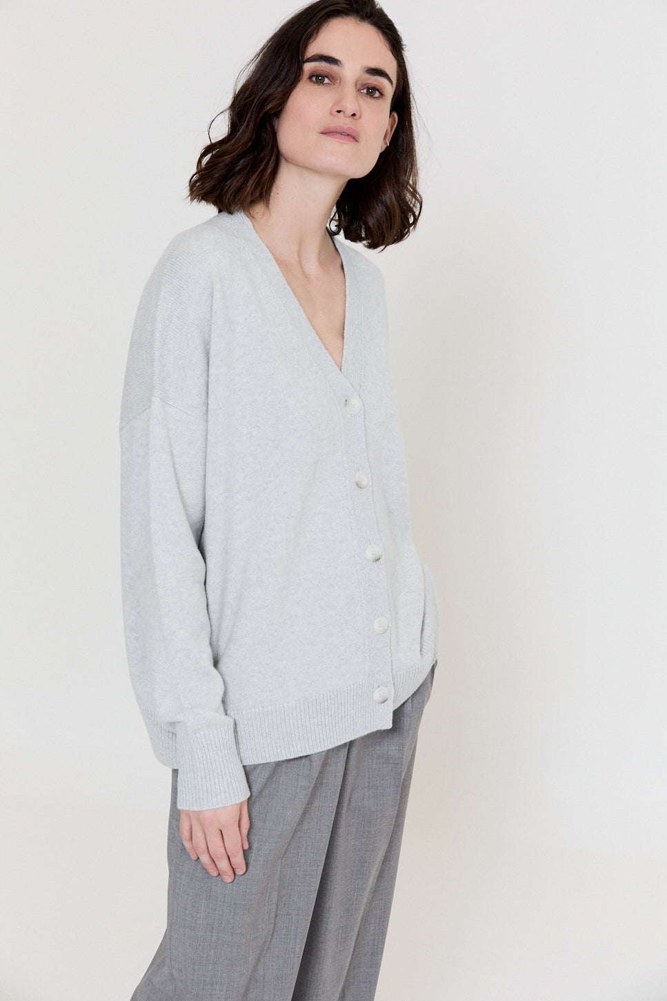 Lexi Cardigan Light Grey