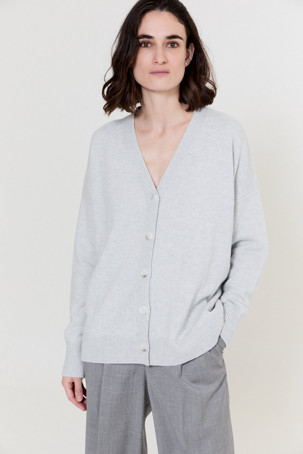 Lexi Cardigan Light Grey