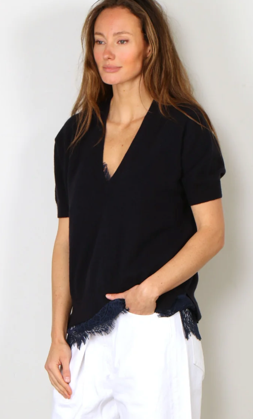 Pull Cashmere V neck FLINT