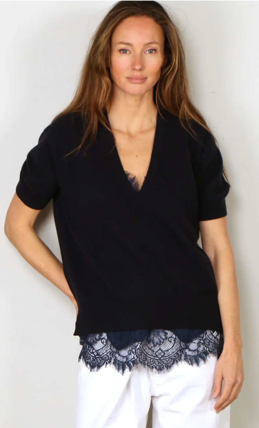 Pull Cashmere V neck FLINT