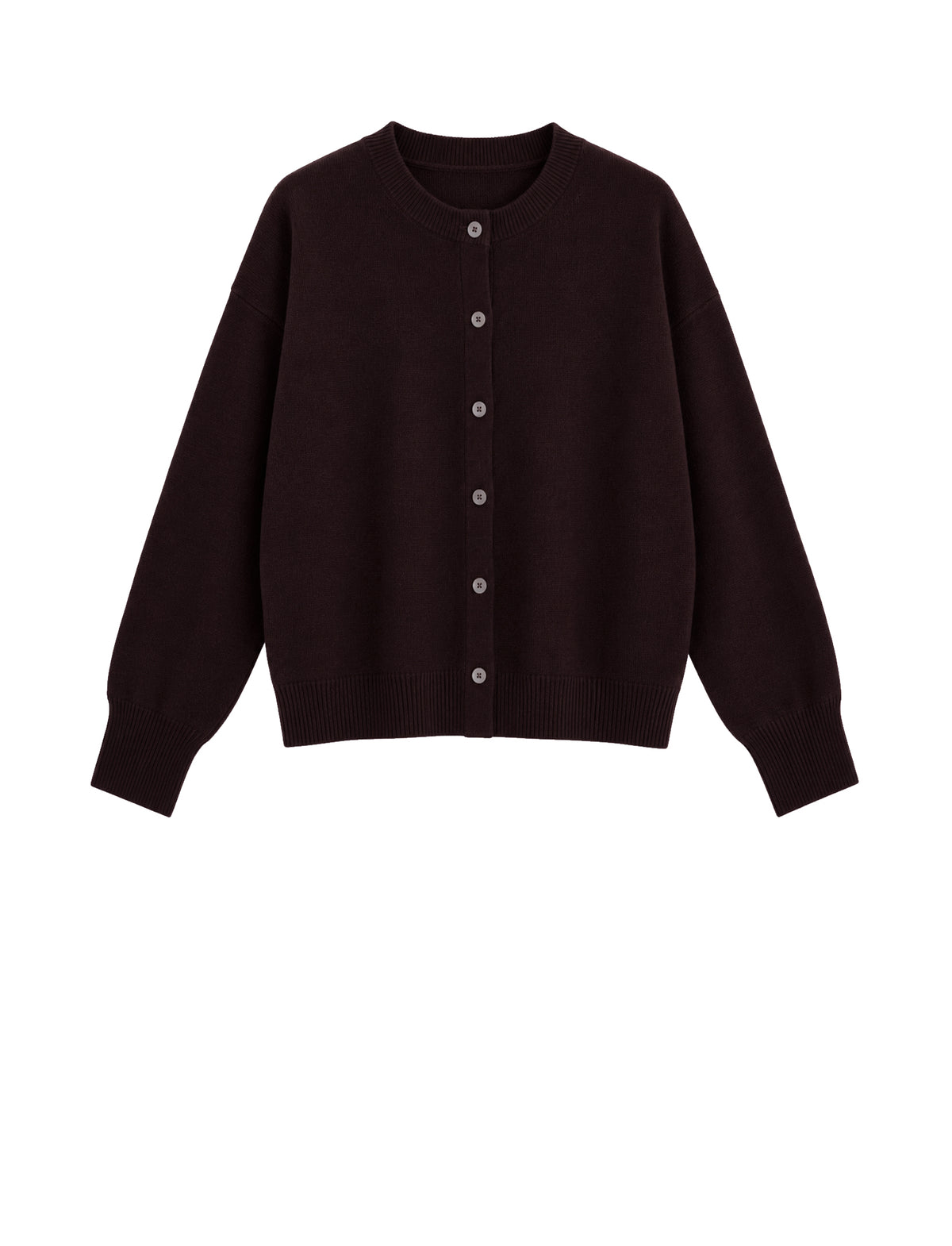 Anna Cardigan Cashmere Chocolate
