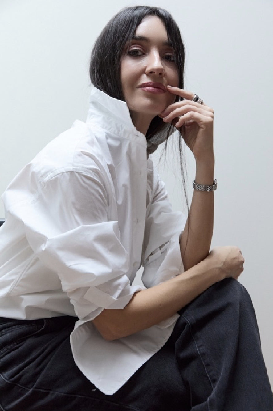 Shirt FEMME v.2, White, Marta's choice