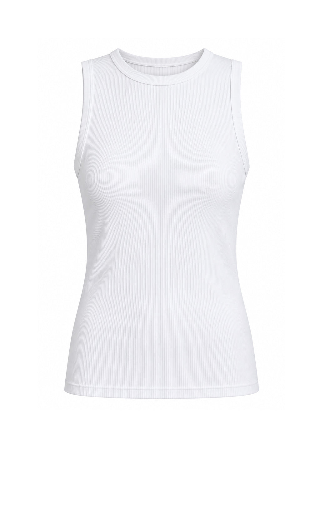 Tank Top, Rib Cotton, White